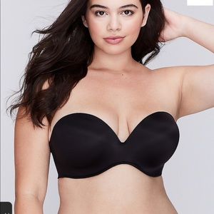 Sexy Black Strapless Push-up Bra